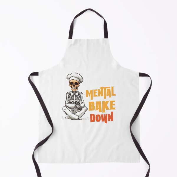Item preview, Funny Baking Baker Having A Mental Bake Down Skeleton designed and sold by T-M-Design.