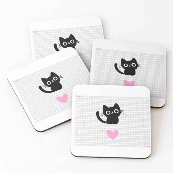 Item preview, Purr Love, Unique designed and sold by villacreativa.
