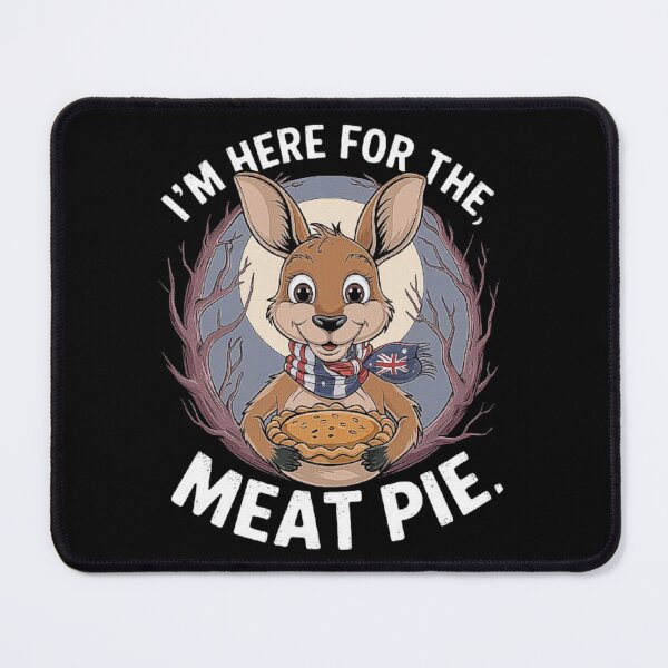 Item preview, Australian Kangaroo with Meat Pie – Perfect for Meat Pie Lovers designed and sold by love3617.