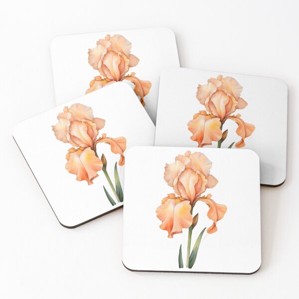 Item preview, Peach Iris designed and sold by HOMETOWN86.
