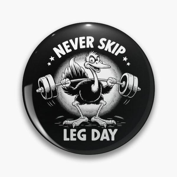 Item preview, Leg Day Ostrich Leg Training Funny Gym Gift designed and sold by Pineapple-Tree.