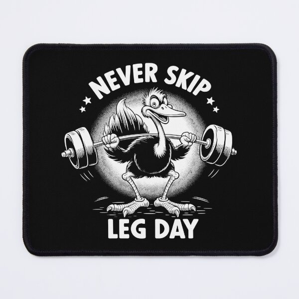 Item preview, Leg Day Ostrich Leg Training Funny Gym Gift designed and sold by Pineapple-Tree.