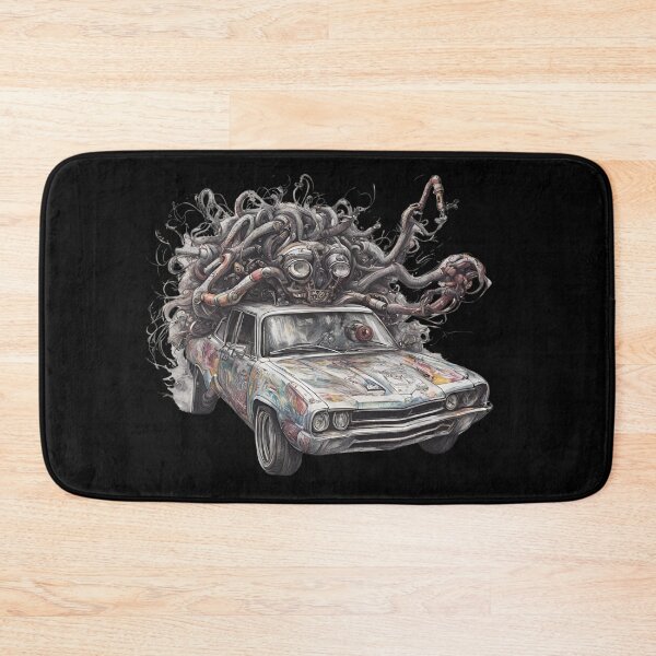 Item preview, Haunted Car Illustration | Spooky Automotive Design | Creepy Vehicle Art designed and sold by Epic--Art.