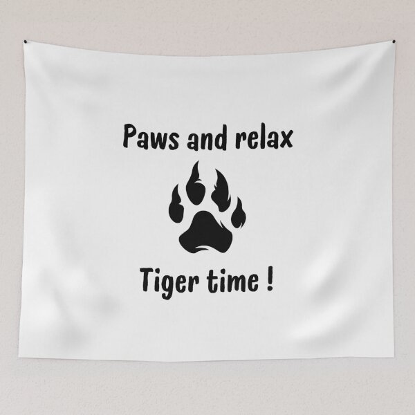 Item preview, Paws and Relax: Tiger Time designed and sold by VasInd.