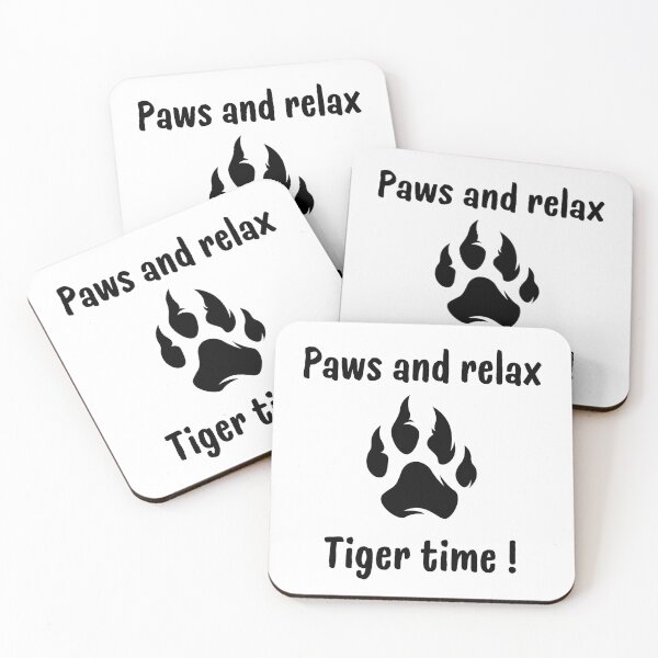 Item preview, Paws and Relax: Tiger Time designed and sold by VasInd.