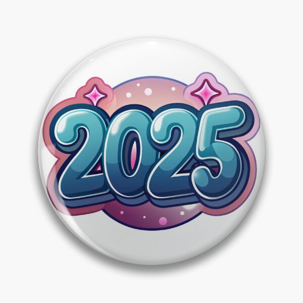 Artikelvorschau, 2025 Happy New Year Sticker entworfen und verkauft von TroveVault.