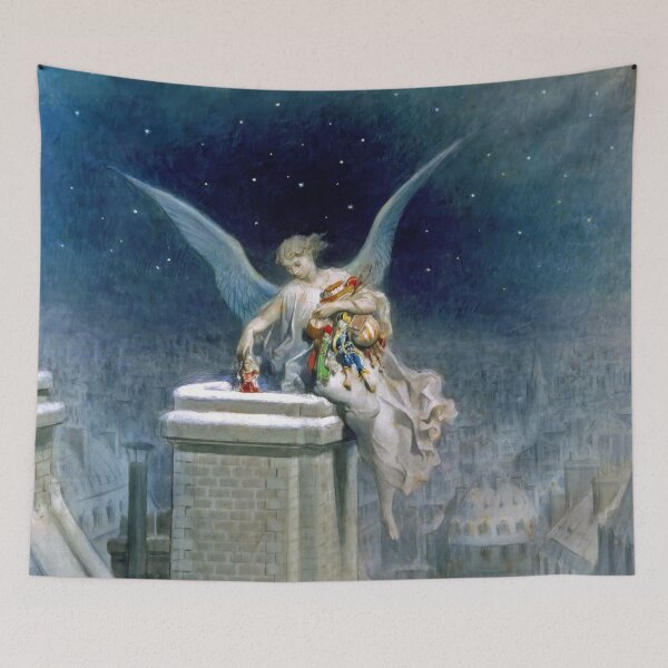 Item preview, Christmas Eve by Gustave Dore Vintage Art. Remastered designed and sold by el-padre.