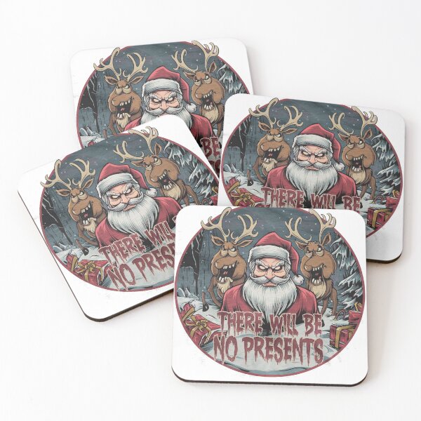 Item preview,  Merry Christmas wishes the Bad Santa Claus designed and sold by AnimalsDH305.
