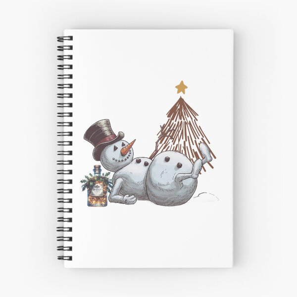 Item preview, Drunk snowman with a bottle of whiskey. designed and sold by MagelliShop.