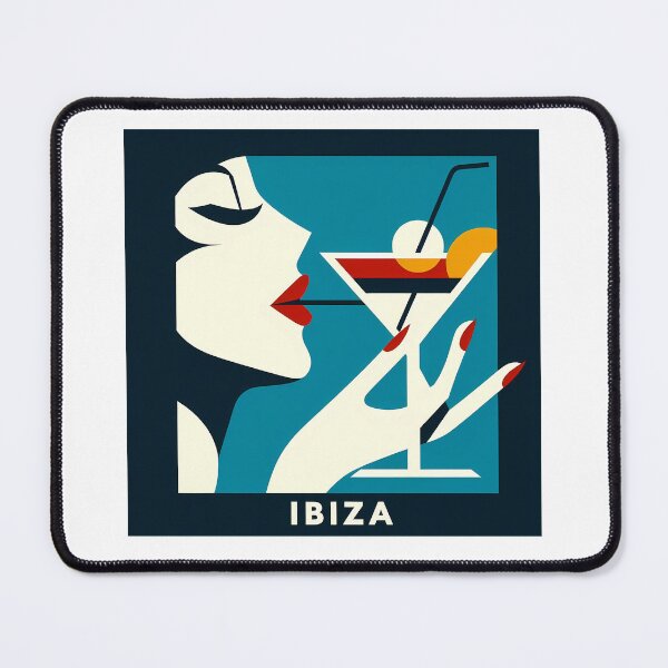 Item preview, Ibiza – Minimalist Cubic Art Inspired by Iconic Summer Destinations designed and sold by OzzFrequency.