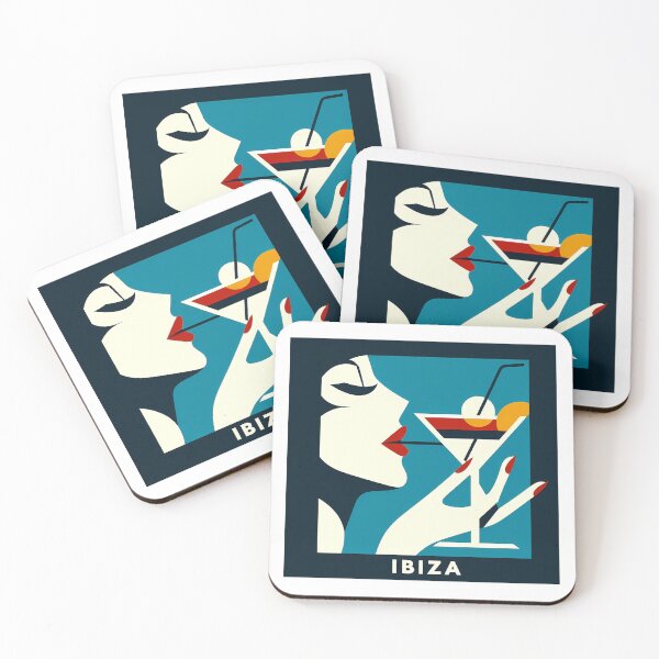 Item preview, Ibiza – Minimalist Cubic Art Inspired by Iconic Summer Destinations designed and sold by OzzFrequency.