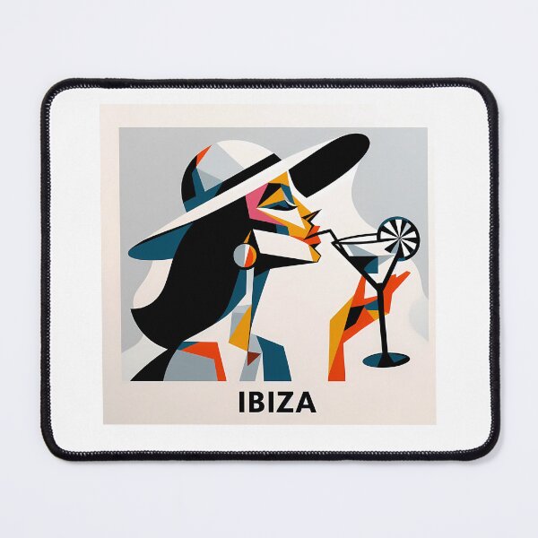 Item preview, Ibiza – Minimalist Cubic Art Inspired by Iconic Summer Destinations designed and sold by OzzFrequency.