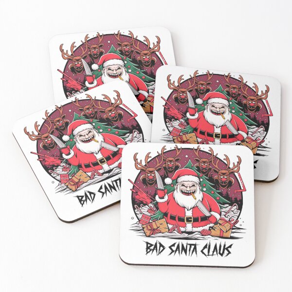Item preview, Merry Christmas wishes the Bad Santa Claus designed and sold by AnimalsDH305.