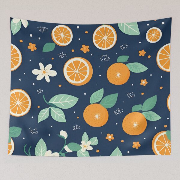 Item preview, Vibrant Risograph Oranges Pattern designed and sold by clipify.