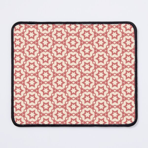 Item preview, White And Pink Floral Geometric Pattern designed and sold by Genie-0750.