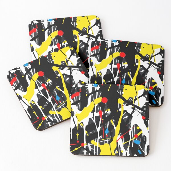 Item preview, Pollock-Inspired Chaotic Drip Pattern designed and sold by subhamkapoor.