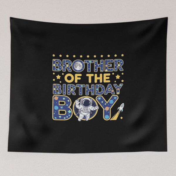 Item preview, Space-Themed Brother of the Birthday Boy Design designed and sold by love3617.