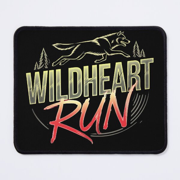 Item preview, Wildheart Run | Fierce Wolf and Nature Design designed and sold by FocusedPatterns.