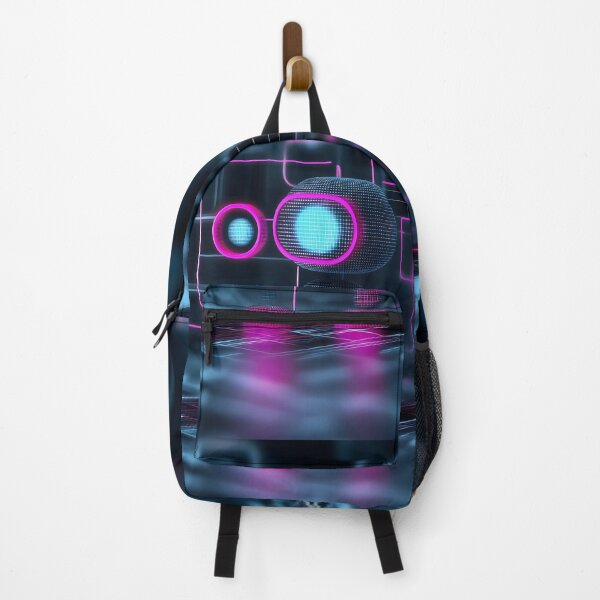 Item preview, Neon Robot Illustration and Cyber Aesthetics designed and sold by Soul-Sparks.
