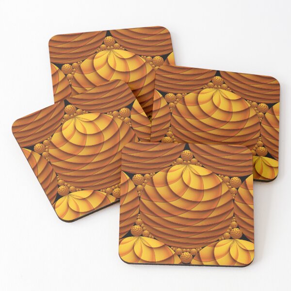 Item preview, Modern Abstract Wooden Look Fractal Art Pattern designed and sold by gabiwArt.