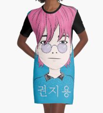G-Dragon | GD Cartoon Art Graphic T-Shirt Dress
