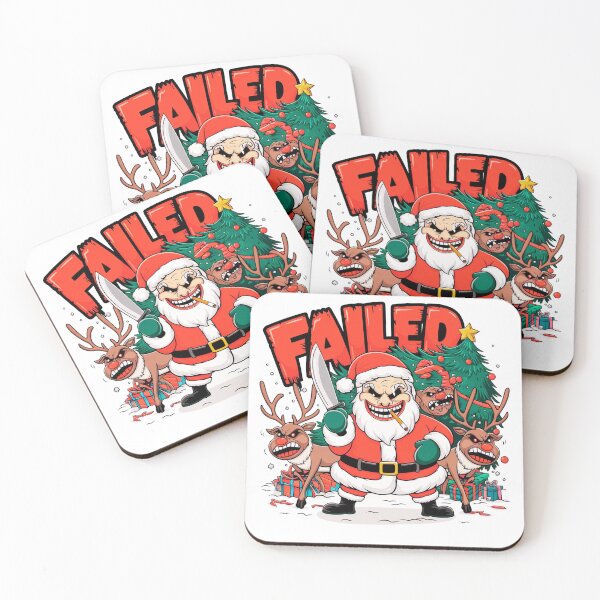 Item preview, Merry Christmas wishes the Bad Santa Claus designed and sold by AnimalsDH305.