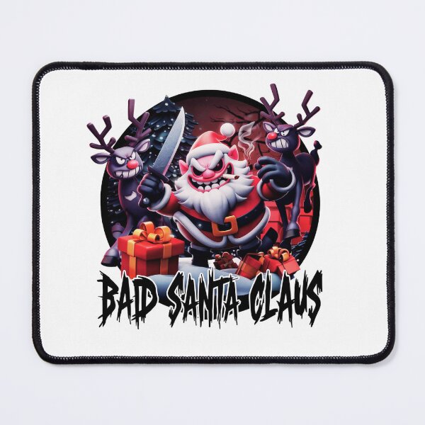 Item preview, Merry Christmas wishes the Bad Santa Claus designed and sold by AnimalsDH305.