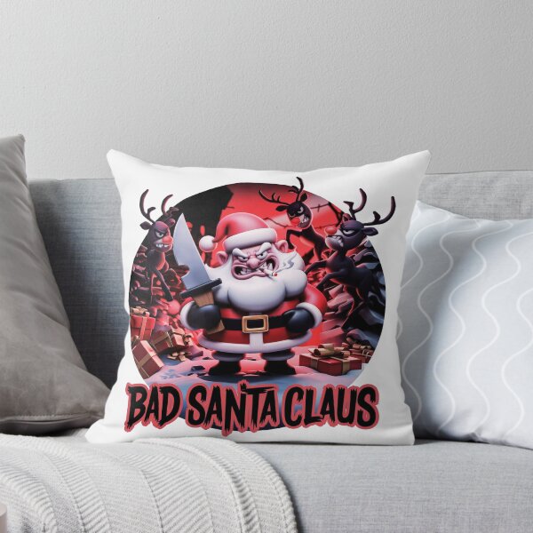 Item preview, Merry Christmas wishes the Bad Santa Claus designed and sold by AnimalsDH305.