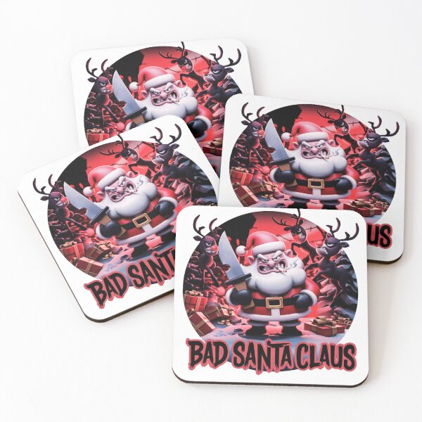 Item preview, Merry Christmas wishes the Bad Santa Claus designed and sold by AnimalsDH305.
