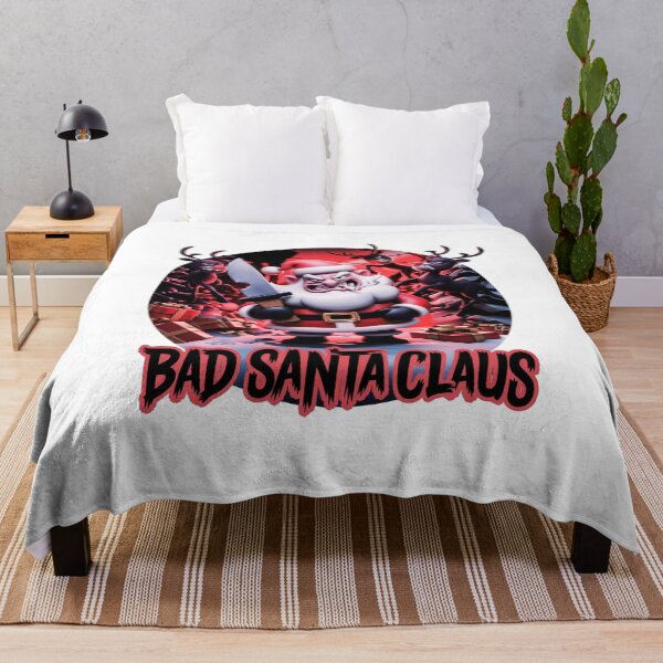 Item preview, Merry Christmas wishes the Bad Santa Claus designed and sold by AnimalsDH305.