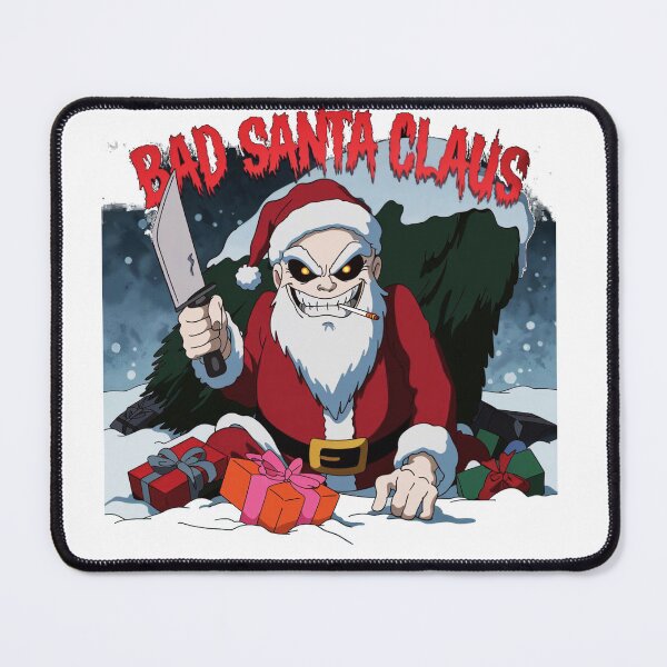 Item preview, Merry Christmas wishes the Bad Santa Claus designed and sold by AnimalsDH305.