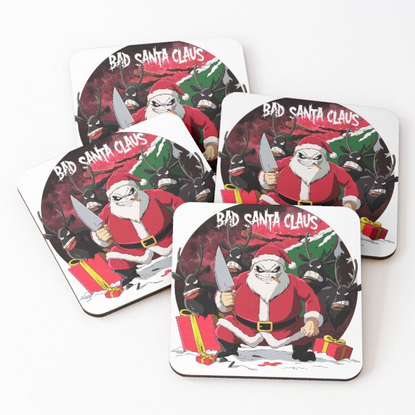 Item preview, Merry Christmas wishes the Bad Santa Claus designed and sold by AnimalsDH305.
