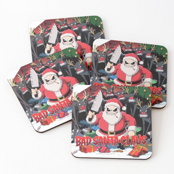 Item preview, Merry Christmas wishes the Bad Santa Claus designed and sold by AnimalsDH305.