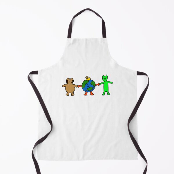 Item preview, a Cat, Duck, Earth and an Alien designed and sold by superbaechoo.