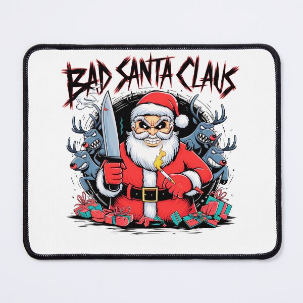 Item preview, Merry Christmas wishes the Bad Santa Claus designed and sold by AnimalsDH305.