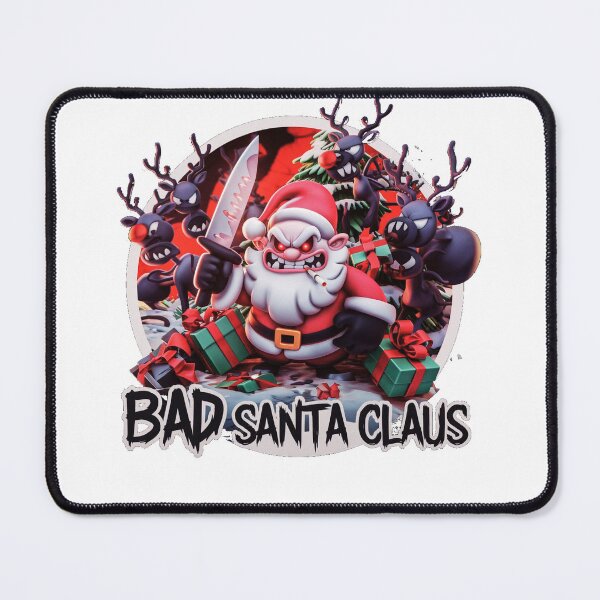 Item preview, Merry Christmas wishes the Bad Santa Claus designed and sold by AnimalsDH305.