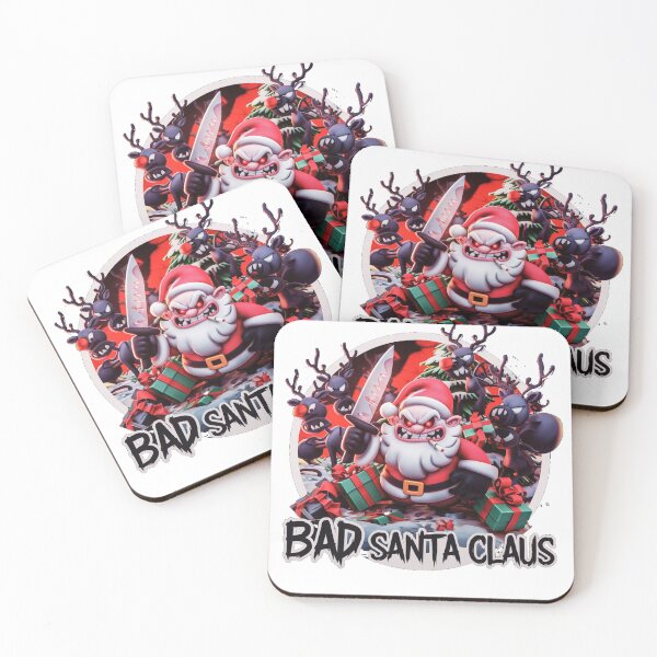 Item preview, Merry Christmas wishes the Bad Santa Claus designed and sold by AnimalsDH305.