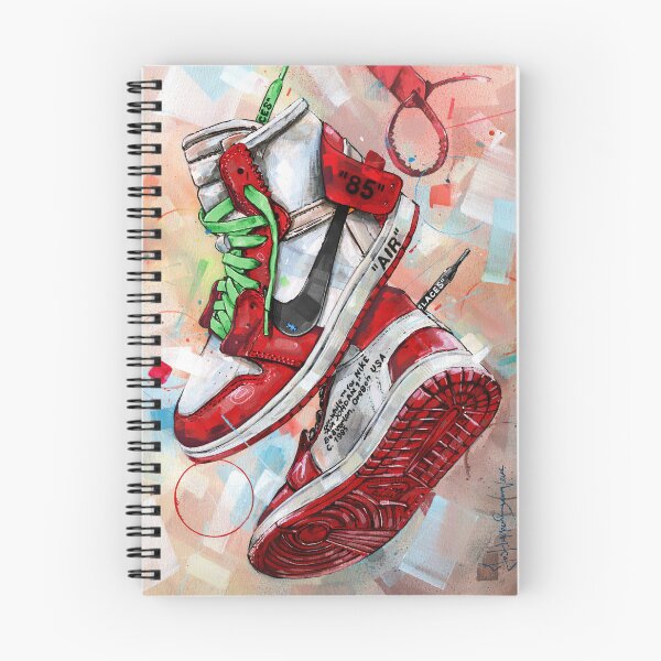Item preview, Nike Jordan1 Chicago - green laces art designed and sold by GalleryKauffeld.