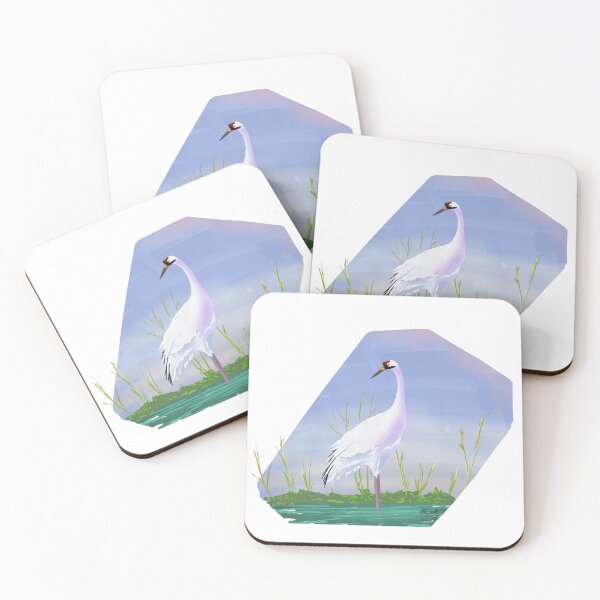 Item preview, Japanese Heron in a Pond designed and sold by OhWhyArt.
