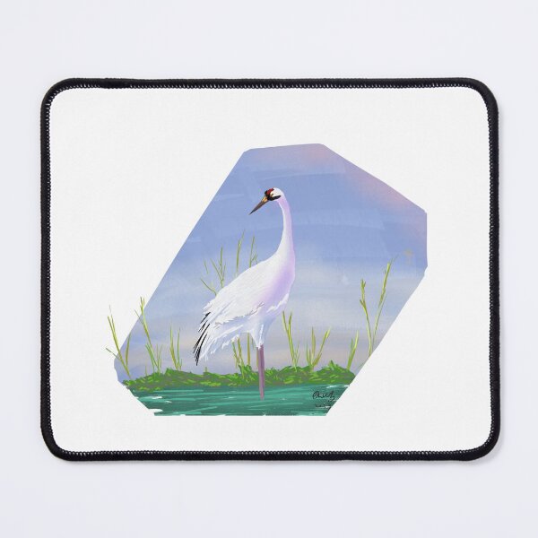 Item preview, Japanese Heron in a Pond designed and sold by OhWhyArt.