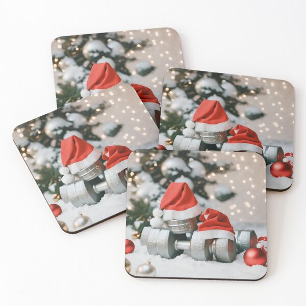 Item preview, Festive dumbells designed and sold by pushuptaxstore.