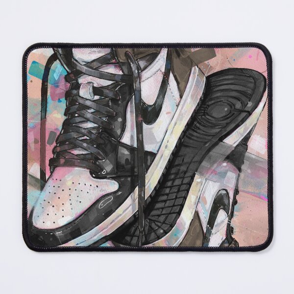 Item preview, Nike sneaker art upside down dark mocha designed and sold by GalleryKauffeld.