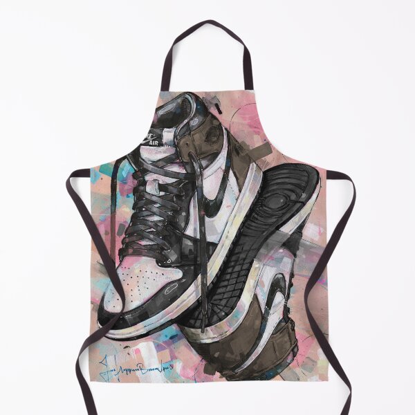 Item preview, Nike sneaker art upside down dark mocha designed and sold by GalleryKauffeld.