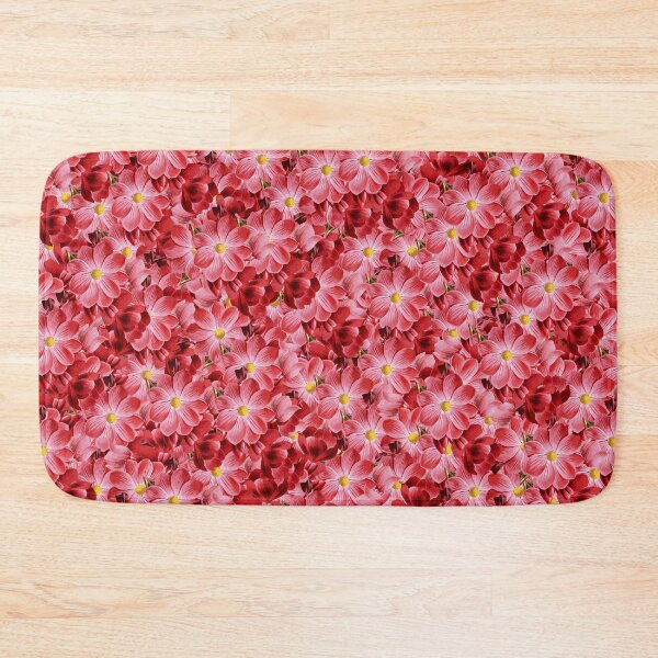 Item preview, Red Apple Blossom Floral Nature Seamless Pattern designed and sold by chuckletuckle.