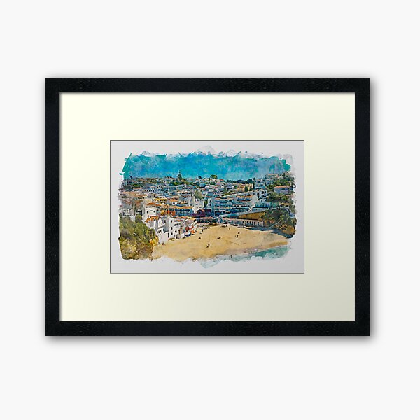 Carvoeiro Algarve Portugal Framed Art Print