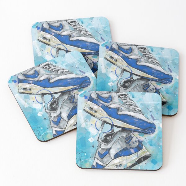 Item preview, Nike AirMax1 OG blue art designed and sold by GalleryKauffeld.