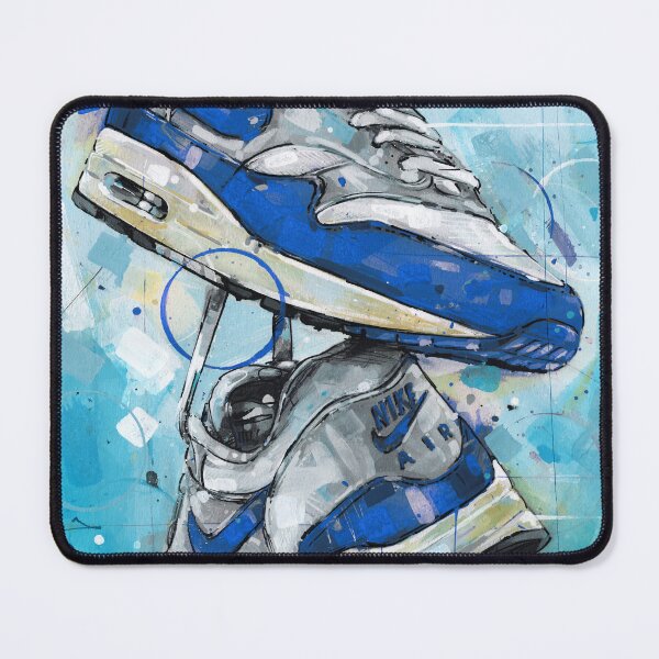 Item preview, Nike AirMax1 OG blue art designed and sold by GalleryKauffeld.