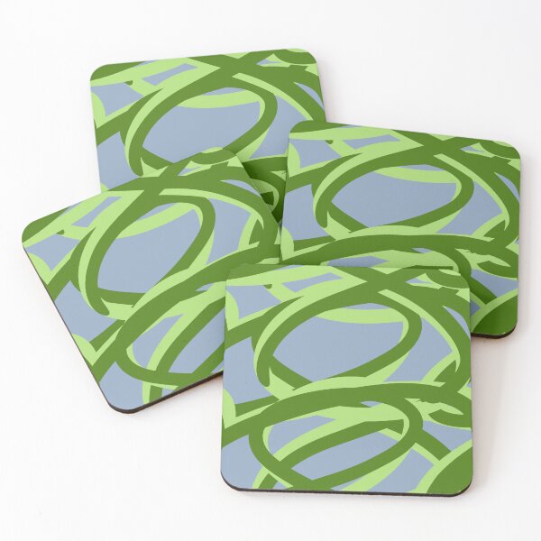 Item preview, Green Vines Street Art Aesthetic Pattern designed and sold by JashJhaveri.