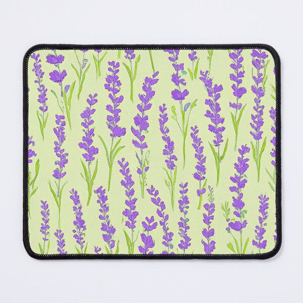 Item preview, Purple Lavender Flowers with Green Leaves designed and sold by DigitalGemArt.