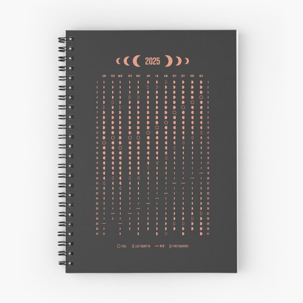 Item preview, Copper Moon Phases Calendar 2025 USA designed and sold by ivetas.